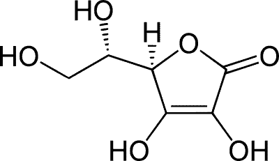 Strukturformel Vitamin C