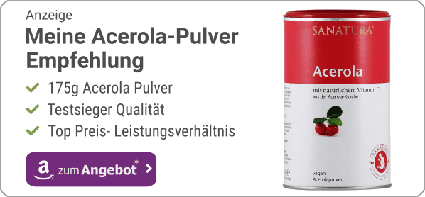 Acerola Pulver Testsieger Angebot